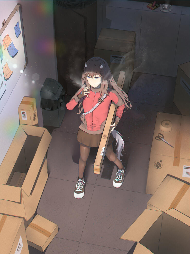 Texas wears a J&amp;T Express courier jacket